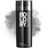 Boldify Hair Fibers 28g tube closeup—undetectable fibers for instant fullness.