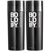 Boldify Hair Fibers crown application for natural fullness and seamless blend