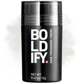 Boldify Hair Fibers crown area for instant fullness and natural blend
