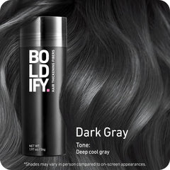 Boldify Hair Fibers crown coverage highlights instant fullness on the crown
