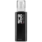 Boldify Hair Thickening Spray on damp hair delivers instant volume and texture.