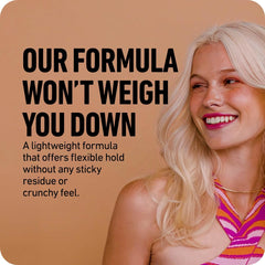 Boldify thickening spray absorbs oil for a refreshed scalp and clean look.