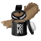 Boldify Hairline Powder compact showing mess-free, long-lasting coverage