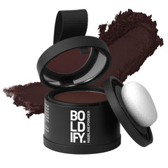 Boldify Hairline Powder compact for discreet coverage that lasts all day.