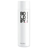 Boldify Thicken Volume Conditioner bottle demonstrates weightless moisture for fuller-looking hair.