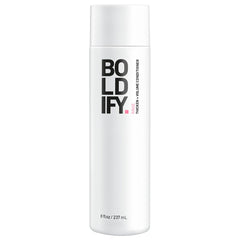Boldify Thicken Volume Conditioner bottle demonstrates weightless moisture for fuller-looking hair.