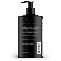 Fragrance-free Boldly Basic lotion dispenses smoothly for sensitive skin care routines