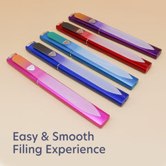 Five-pack with hardcase emphasizes durability and reusable nail files from Bona Fide Beauty