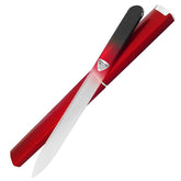Bona Fide Beauty Czech glass nail file front view showing smooth edge for natural nails