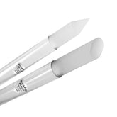 Bona Fide Beauty glass cuticle pusher bevelled edge for gentle cuticle maintenance at home