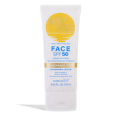 Bondi Sands fragrance-free daily face lotion bottle with SPF 50 enabling lightweight hydration.