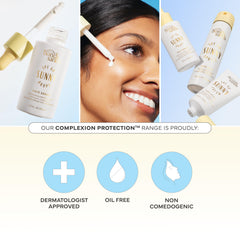 Bondi Sands Sunny Drops SPF 60 pump dispenses a sheer serum for easy daily application.