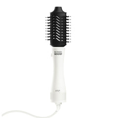 BONDIBOOST front view of blowout brush showing controls and compact design for easy styling