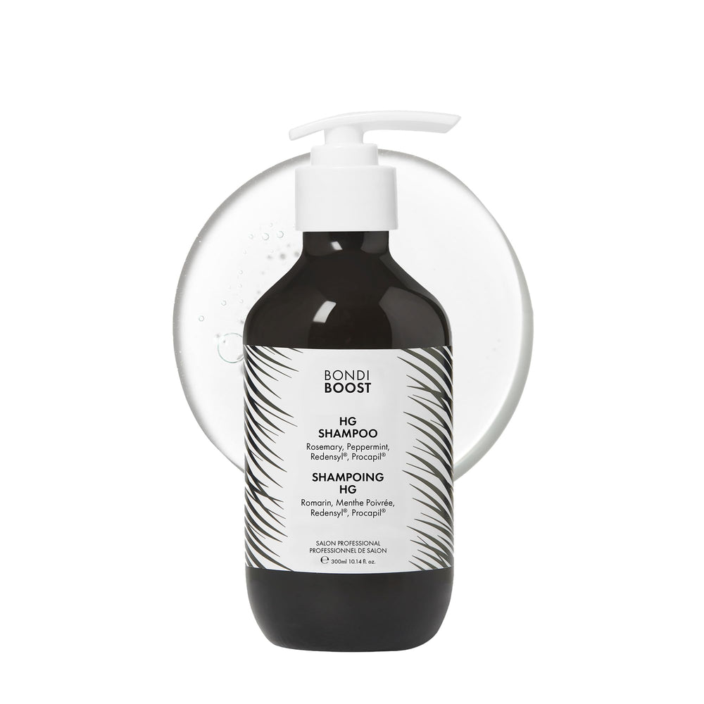 BONDIBOOST HG bottle closeup showing sulfate-free formula for fuller-looking hair