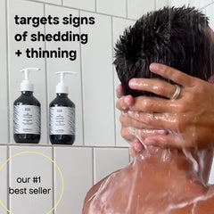 BONDIBOOST HG bottle label highlights vegan, cruelty-free and color-safe shampoo