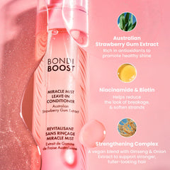 BONDIBOOST close-up label highlighting biotin and niacinamide benefits