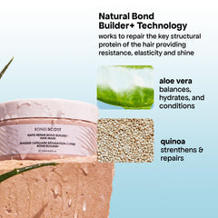 BondiBoost Hair Mask texture close-up demonstrates deep conditioning for softer strands.