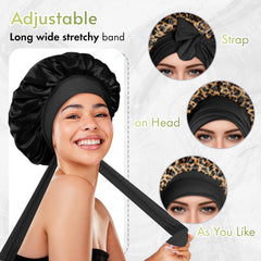BONNET QUEEN lazo frontal, estilo único y práctico para dormir.