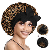 BONNET QUEEN bonete satín de doble capa para descanso del cabello, protección suave.