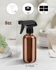 Bontip amber glass bottle closeup shows UV protection benefits.