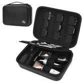 Boobowl barber bag front view ideal for travel organization of clippers.