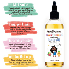 Boogie and Bean Baby Hair Moisturizer texture on finger, highlighting deep hydration for dry curls