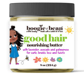 Boogie and Bean good hair oil baby-braids: hydrating formula for delicate braided hair.