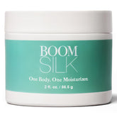 Boomsilk face moisturizer jar offers all-in-one hydration for aging skin.
