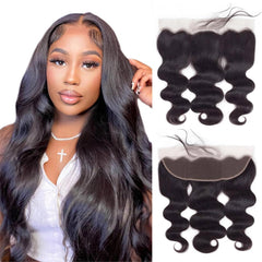 Boopwine 13x4 HD lace frontal close-up shows natural hairline and baby-hair detail.
