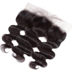 Boopwine body wave closure 14-inch demonstrates seamless body-wave texture and true-to-length fit.
