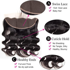 Boopwine lace-frontal parting area showcases large free-part suitable for middle or side parts.