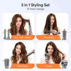 Bopcal 5-in-1 hot air styler wrap in action for fast drying
