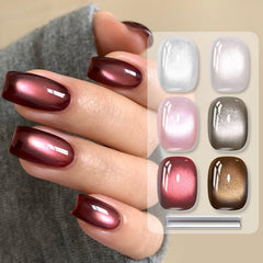Born Pretty cat magnetic eye color swatches for easy shade planning.