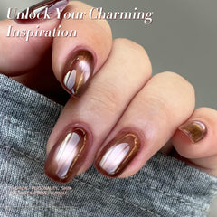 Born Pretty Cat Magnetic Eye gel nail polish bottle closeup highlights smooth glossy finish