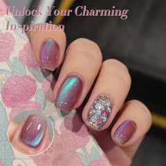 Born Pretty cat magnetic-eye yellow gel polish for sunny radiant shine.