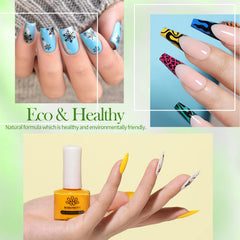 Born Pretty high gloss nail polish delivering a bright, shiny manicure.