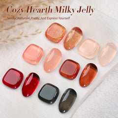 Born Pretty jelly blood-red nail polish bottle for bold statement color.