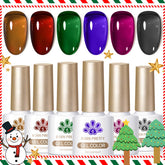 Born Pretty jelly gel nail polish in brown bottle offers rich fall color and smooth application.