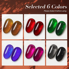 Born Pretty jelly gel nail polish in red bottle delivers bold color for standout nails.