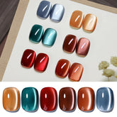 Born Pretty magnetic eye gel polish bottle close-up for rich cat-eye shimmer