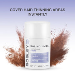 BosleyMD fibers brush-on effect shows natural-looking density