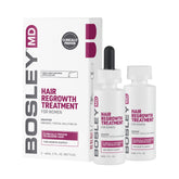 BosleyMD Hair Regrowth Regular Strength dropper application for targeted growth.