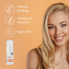 BosleyMD Revive bottle beside scalp rejuvenation concept