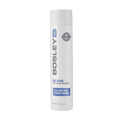 BosRevive conditioner bottle pour demonstrates lightweight fullness in hair