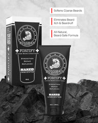 Bossman Fortify Intense Beard Conditioner jar ready for quick conditioning