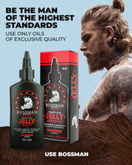 Bossman Jelly Beard Oil Hammer Scent with lavender and patchouli aroma