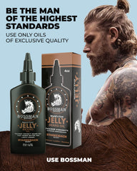 Bossman Stagecoach scent image emphasizes leather, tobacco, and bourbon notes