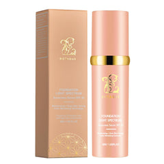 Botagus Match Foundation swatch demonstrates natural skin-tone match and seamless coverage