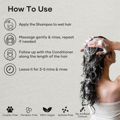 Botanic Hearth Biotin Conditioner bottle pour for easy detangling and conditioning