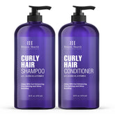 Botanic Hearth curly shampoo bottle with sulfate-free detangling for defined curls